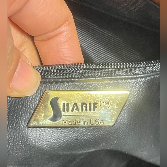 Vintage Sharif Purse Colorful Shoulder
Crossbody Bag Patchwork Made in USA - Picture 5 of 7